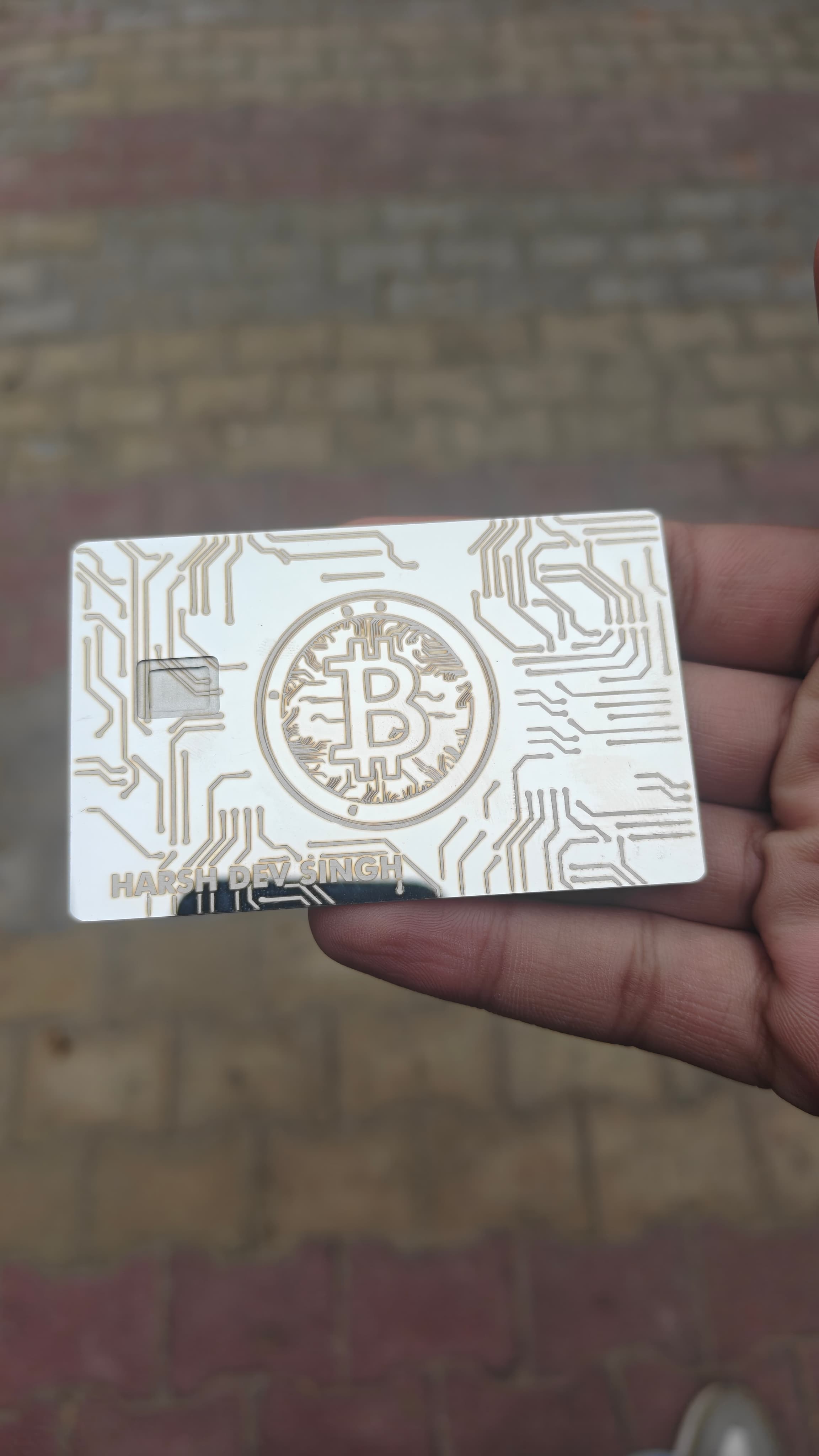 Metal Card Real Life Shot