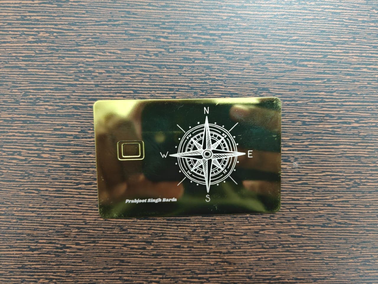 Metal Card Real Life Shot